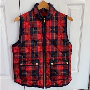 J Crew Excursion Vest in Tartan